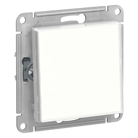 Выключатель Systeme Electric AtlasDesign Art одноклавишный встраиваемый белый (ATN200111)