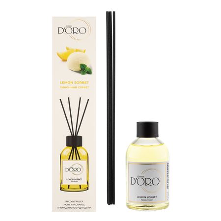Диффузор Gamma Doro лимонный сорбет 100 мл библиотека ароматов диффузор малиновое варенье rasberry jam 125мл