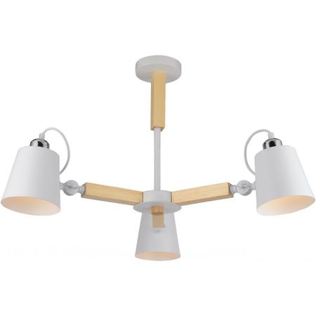 Люстра потолочная Arte Lamp Oscar E27 120 Вт 6 кв.м (A7141PL-3WH) люстра потолочная arte lamp meleph e27 300 вт 10 кв м a4096pl 5br