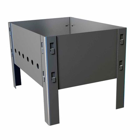 Мангал переносной СевЗапУголь сборный 24х35х24 см