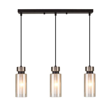 Светильник подвесной Eurosvet Amado Е14 45 Вт 12 кв.м черный IP20 (a050251) светильник подвесной eurosvet arnia 5 ламп 10 м²