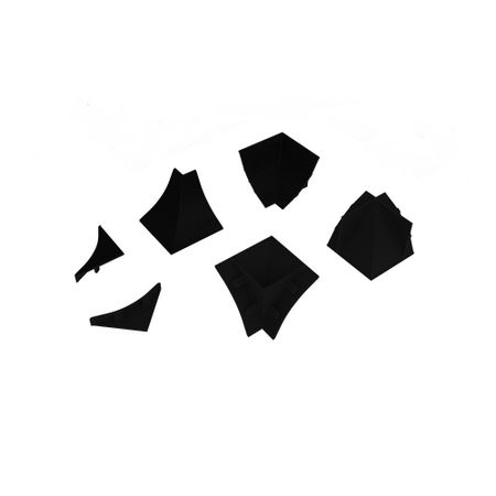 Комплект заглушек и уголков для плинтуса 56х30х7 мм черный Korner прокладок медной шайбы гаек и болтов комплект плоских кольцевых уплотнений с коробкой m4 m5 m6 m8 m10 для заглушек поддона