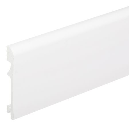 Плинтус экополимер Солид 100х14х2000 мм белый (1 UHD 11/100C)