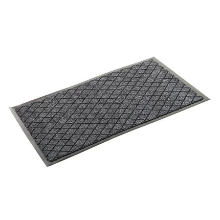 Коврик универсальный влаговпитывающий ПВХ Галант 90х60 см серый