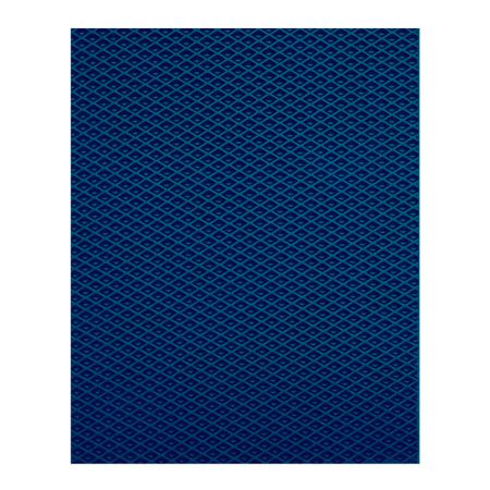 Коврик универсальный грязезащитный ЭВА Ромбы 68х48 см темно-синий