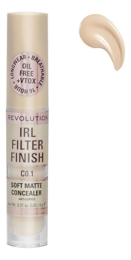 Консилер для лица IRL Filter Finish Soft Matte 6г: C0.1