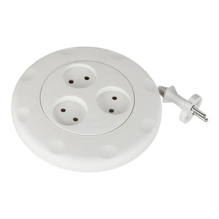 Удлинитель Эра 3 розетки 3 м ПВС 2х0,75 кв.мм 10 А 2,2 кВт белый (Б0019038) mabuchi rs 385ph 2075 mini 385 электродвигатель постоянного тока 6 в 12 в 11800 об мин высокоскоростная щетка micro 27 5 мм электродвигатель diy бытовая техника