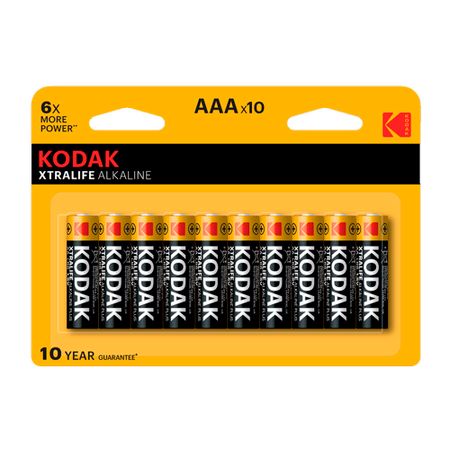 Батарейка Kodak Xtralife ААА мизинчиковая LR03 1,5 В (10 шт.) (Б0014331)