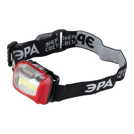 Фонарь налобный Эра светодиодный 1 LED 5 Вт на батарейках AAA пластик 3 режима (Б0052751) securitying sk68 ик фонарик для охоты