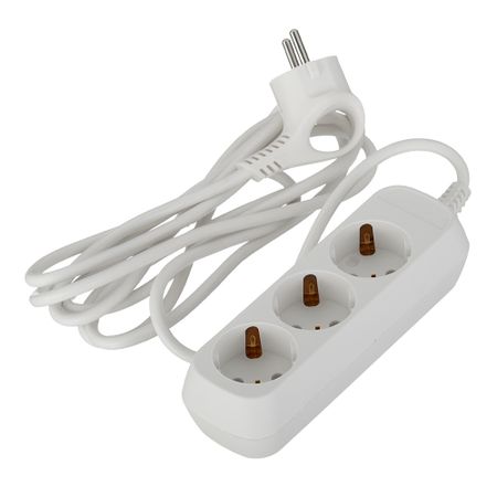 Удлинитель Эра 3 розетки 3 м ПВС 3х0,75 кв.мм 10 А 2,2 кВт белый (Б0035750) 10 шт 100 в 1 мкф 1 5 мкф 2 2 мкф 3 3 мкф 4 7 мкф 5 6 мкф 6 8 мкф аудио конденсатор неполярный делитель частоты кроссовер полипропилен