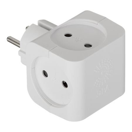 Разветвитель 4 розетки Эра 16 А 220 В 3,5 кВт белый (Б0005103) разветвитель эра 2 гнезда 2 usb 2400ma б з 10а белый