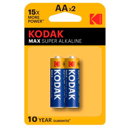 Батарейка Kodak Мax АА пальчиковая LR6 1,5 В (2 шт.) (Б0005131)