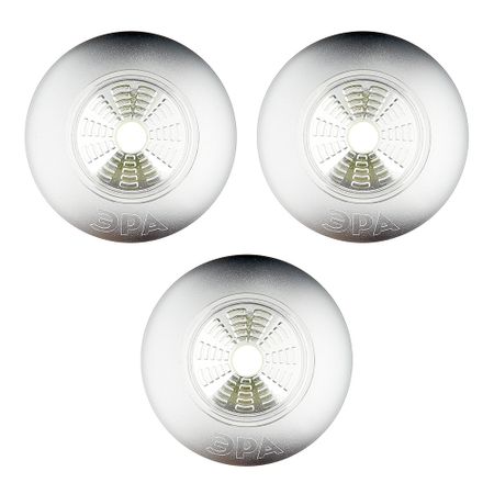 Фонарь пушлайт Эра светодиодный 1 LED 1 Вт на батарейках AAA пластик самоклеящийся (Б0031043)