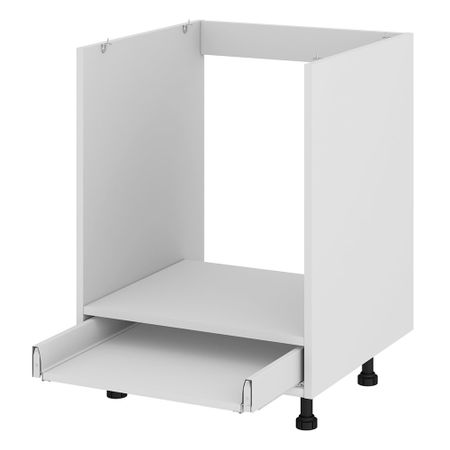 Кухонный шкаф напольный под духовку 60х72х56 см белый