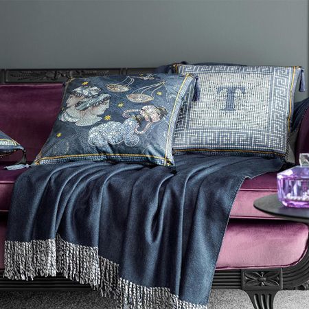 Подушка декоративная Togas Элементи-Эйрис синяя 45x45 см