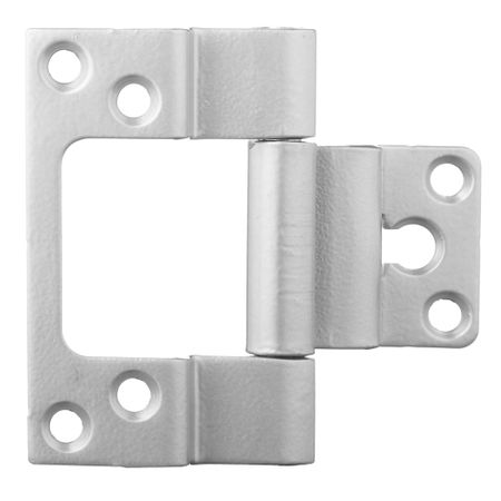 Петля ПНН-80 бабочка универсальная неразъемная 80х55 мм серая петля универсальная бабочка пну 100 цинк