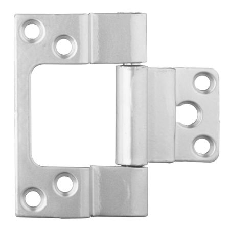 Петля ПНН-80 бабочка универсальная неразъемная 80х55 мм хром петля универсальная бабочка пну 100 цинк