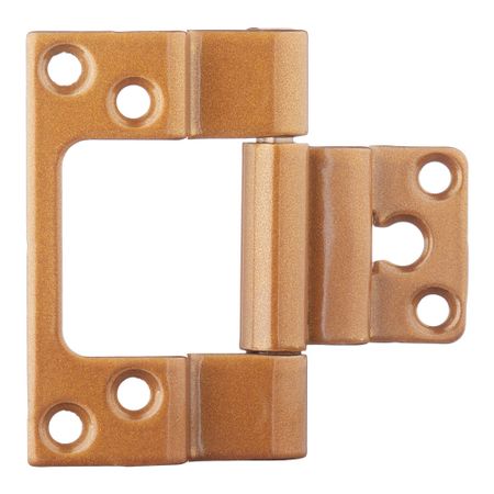 Петля ПНН-80 бабочка универсальная неразъемная 80х55 мм золото петля универсальная бабочка пну 100 цинк