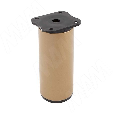 Опора декоративная D40мм, Н100+18мм золото матовое/черный матовый (ADJ7.100.GL/BL)