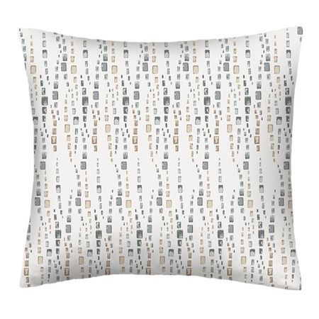 Наволочка 70х70 тенсель серо-бежевая Mona Liza Fred (2 шт.)