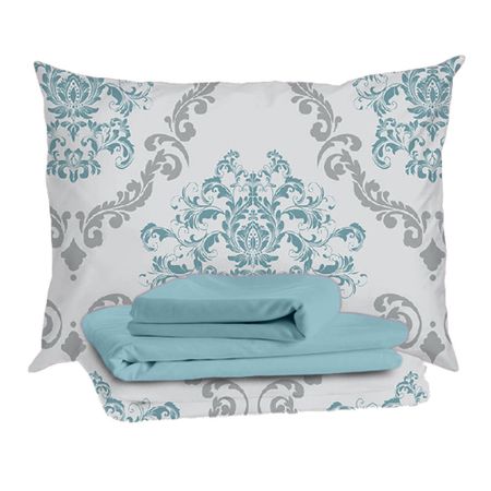 Комплект постельного белья 2-спальный тенсель Mona Liza Kate белый с простыней 215х240 см