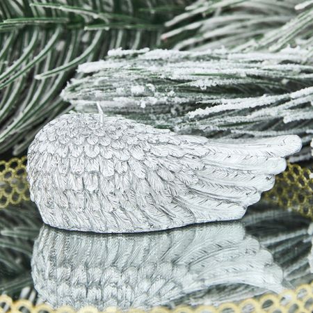 Свеча Крыло ангела/Angel Wings, серебро