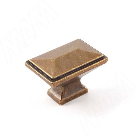 Ручка-кнопка бронза состаренная (KH.22.000.ABV) зеркало в багетной раме evoform виньетка состаренная бронза 56 мм 60 4х60 4 см