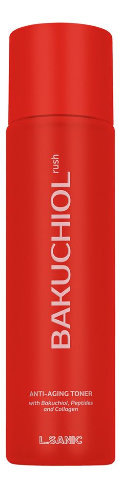 Антивозрастной тонер с бакучиолом, пептидами и коллагеном Bakuchiol Rush Anti-Aging Toner 150мл