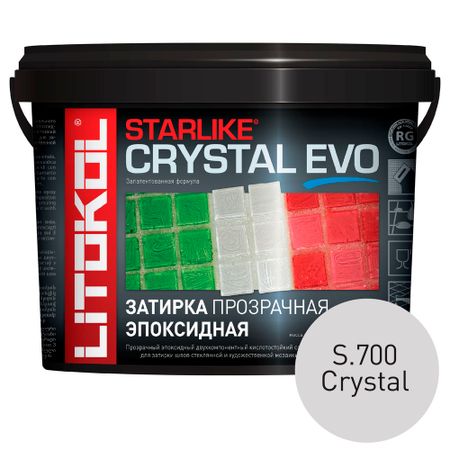 Затирка эпоксидная Litokol Starlike Evo s.700 прозрачный 5 кг