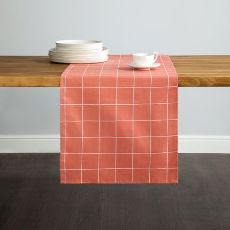 Скатерть-дорожка Квадраты/Quadretti хлопушка пружинная фольгированные квадраты 11 5см