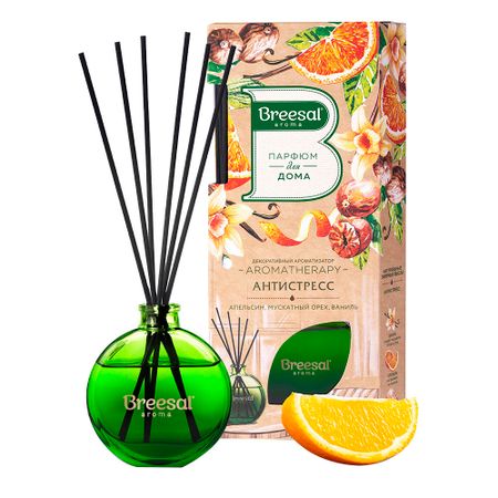 Аромадиффузор с палочками Breesal Aromatherapy Антистресс 70 мл