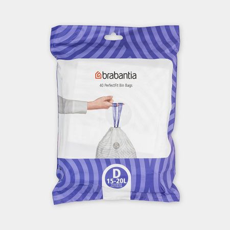 Пакет пластиковый Brabantia D 15-20Л 40 шт
