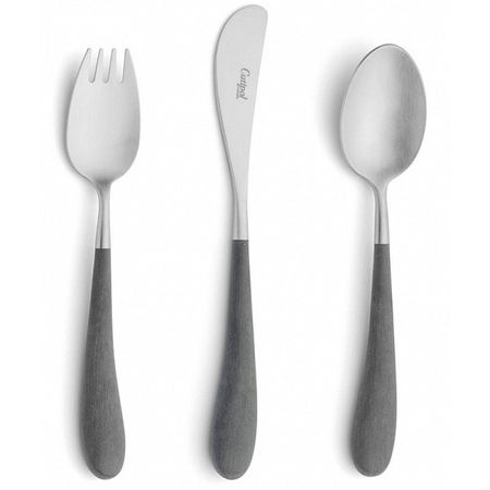 Набор столовых приборов Cutipol Alice grey детский 3 предмета столовых приборов good food коврик для разделки продуктов 450 320