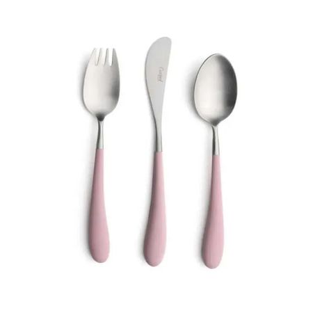 Набор столовых приборов Cutipol Alice pink детский 3 предмета столовых приборов good food коврик для разделки продуктов 450 320