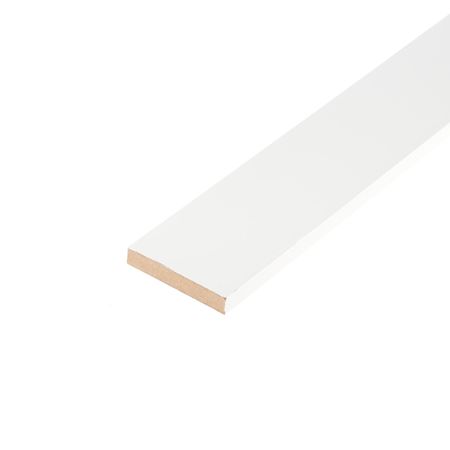 Наличник Smart 58х10х2200 мм ПВХ белый прямой (1 шт.)