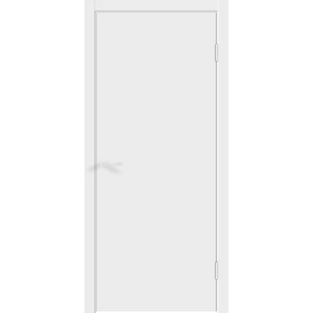 Дверь межкомнатная Smart 345х2050 мм эмаль белая глухая с притвором