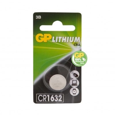 Батарейка GP Batteries Lithium CR1632 3 В (GP CR1632ERA-2CPU1/9030)
