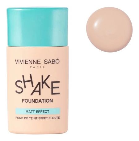 Матирующий тональный крем для лица Shake Foundation Matt Effect 25мл: No 02
