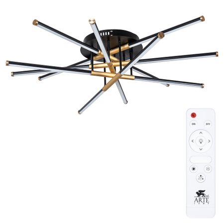 Потолочная люстра Arte Lamp FERNANDO A2199PL-6BK yemao a200 edc фонарик 3250 люмен