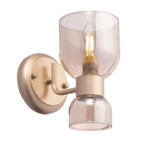 Бра Freya Isla E14 40 Вт 220-240 В золото IP20 (FR5094WL-01G) бра freya forte e14 40 вт 220 240 в золото ip20 fr1006wl 01g