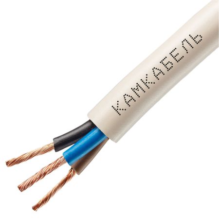 Провод Камкабель ПВС 3х0,75 (100 м) dupont соединительный провод 20 см 26awg 2 54 мм 20 шт