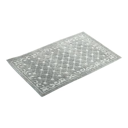 Коврик универсальный влаговпитывающий ПВХ Холл 90х60 см серый