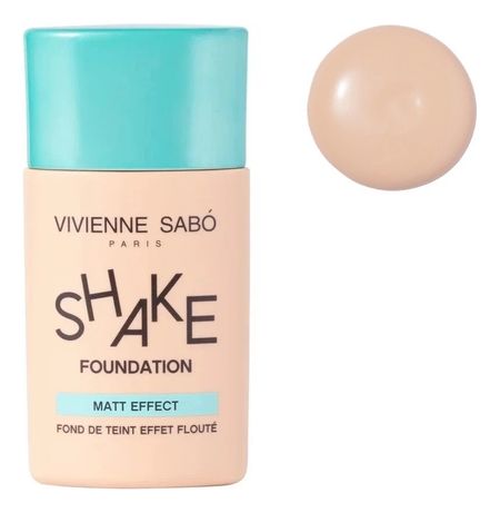 Матирующий тональный крем для лица Shake Foundation Matt Effect 25мл: No 01