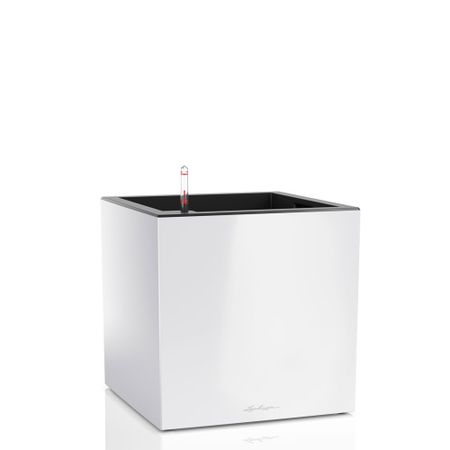 Кашпо с автополивом Lechuza canto premium 40x40см белое (13750)