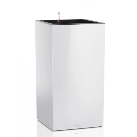 Кашпо с автополивом Lechuza canto premium 40x40x76 см белое (13650)