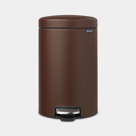 Бак мусорный с педалью Brabantia Newicon коричневый 12 л