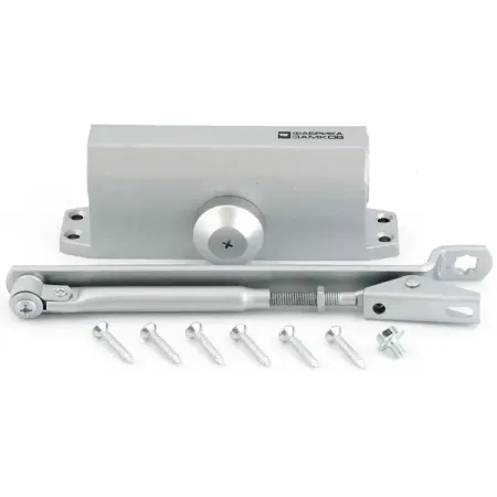 Доводчик дверной Фабрика замков максимальная нагрузка 60 кг сталь цвет серебро цилиндры замков латунные 10 шт