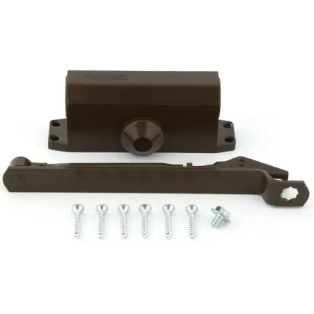 Доводчик дверной Фабрика замков максимальная нагрузка 60 кг сталь цвет коричневый доводчик дверной fuaro 40 65 кг коричневый