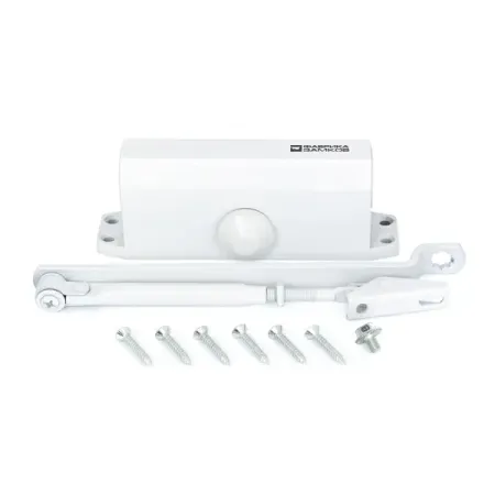 Доводчик дверной Фабрика замков максимальная нагрузка 60 кг сталь цвет белый доводчик дверной fuaro dc20 4 ts 68 фоп 20 85 кг белый