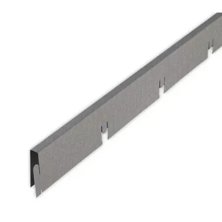 Профиль грильято Албес мама 100x100x40 мм серый 0.6 м